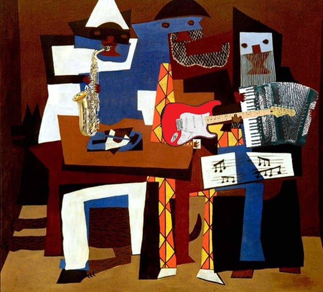 <p>the late phase of cubism, characterized chiefly by an increased use of color and the imitation or introduction of a wide range of textures and material into painting.</p>