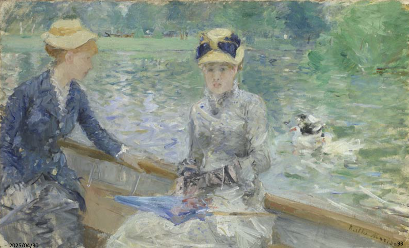 <p>Summer’s day, Berthe Morisot 1879</p>