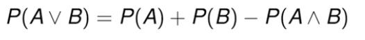 <p>b/c the probability of a&amp;b occurs twice w/in a venn diagram one must be subtracted. the probability of a plus the probability of b minus the prob. of a&amp;b equals the prob of a or b.</p>