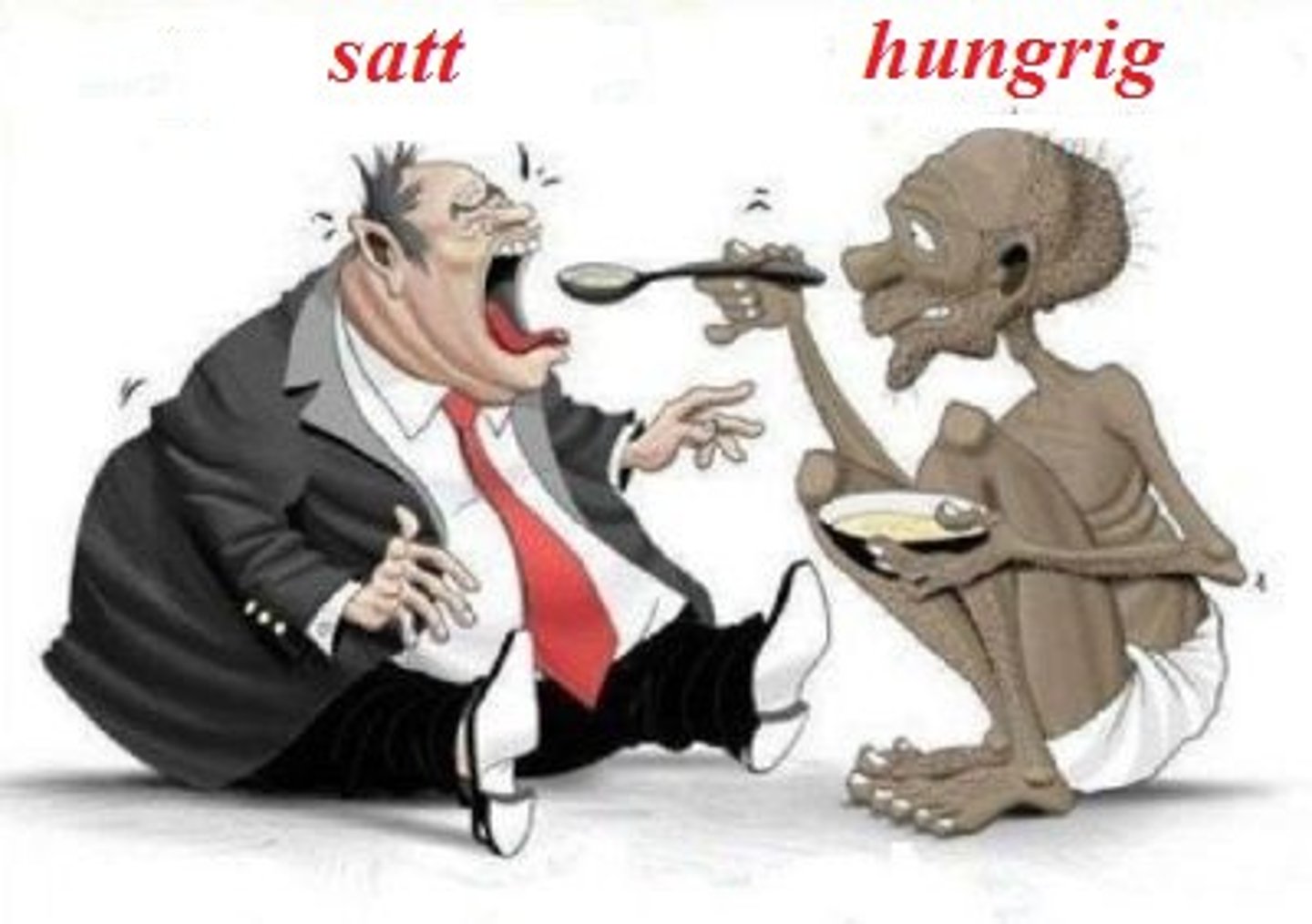 <p>full (after eating), fed up</p>