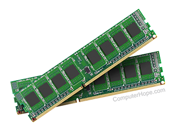<p>What is this component? It is primarily used to load applications and files into a non persistent, fast storage area. It provides a necessary function for the processor: a place for it to store data and instructions before it peforms it's computations when it's cache becomes full.</p>