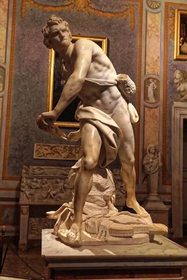 <p>Origin: Rome, Italy</p><p class="p1">• Style: Baroque sculpture</p><p class="p1">• Meaning: Dramatic motion, intense emotion, realism.</p>
