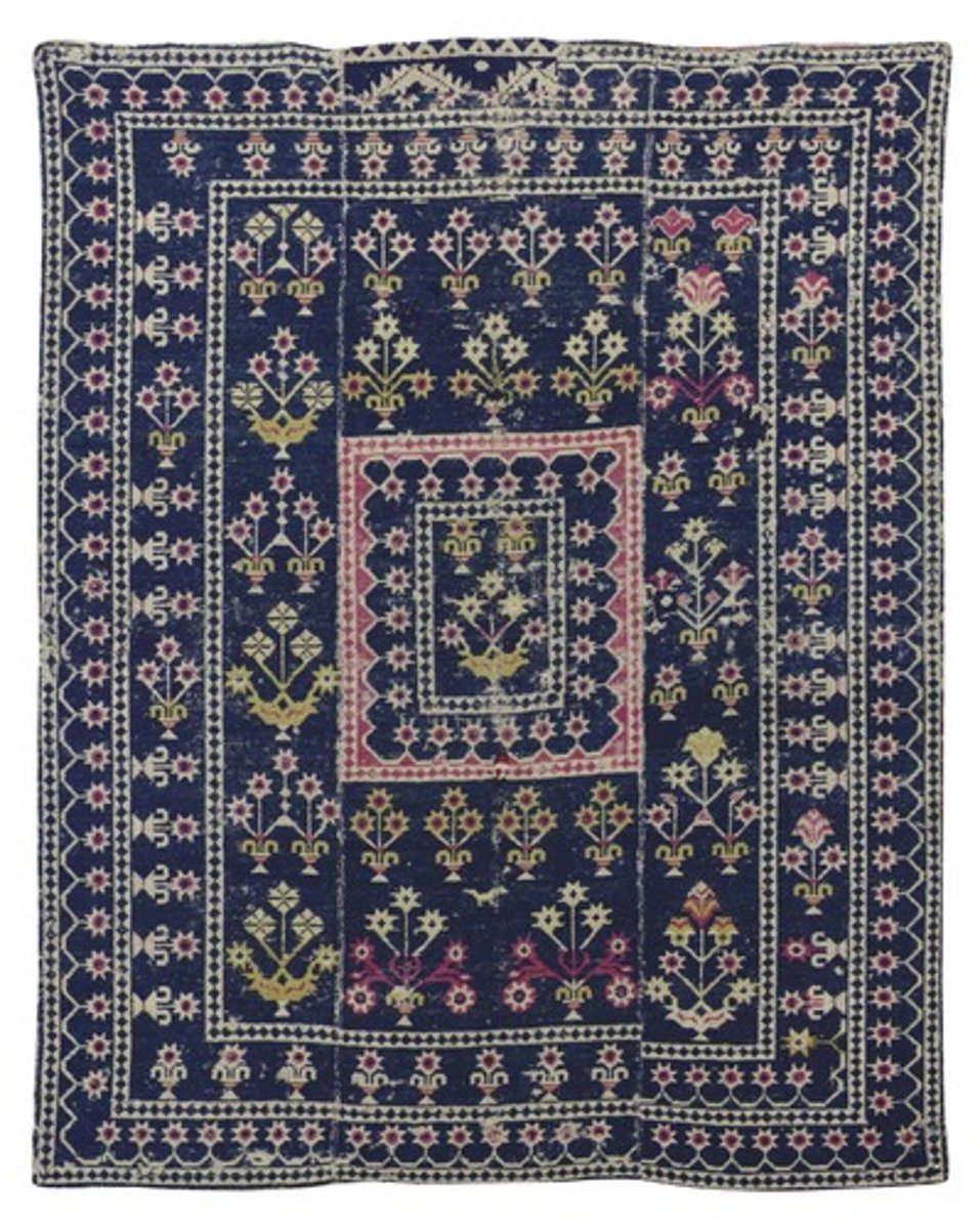 <p>Coarse, heavy rugs originally meant as bedspreads, hand-loomed by peasants since the 15th Century.</p>
