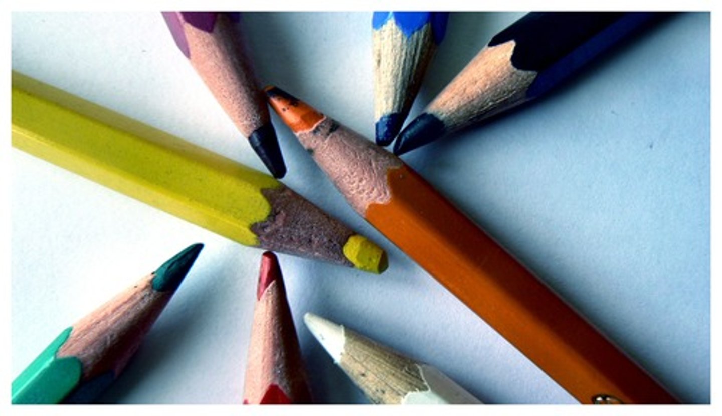 <p>colored pencil</p>