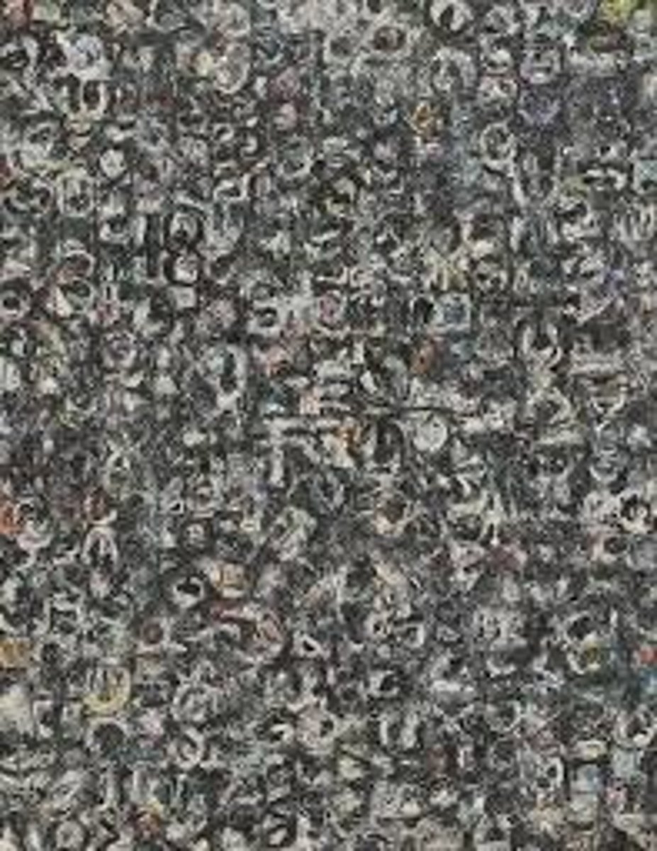 <p>20e eeuw</p><p>Lee Krasner</p><p>MoMa NYC</p><p>Abstract expressionistisch: geen voorstelling, maar pure vorm, kleur en gebaar.</p><p>Kleurgebruik: contrastrijk, vaak met krachtige rood-, zwart- of aardetinten.</p><p>Beweging: energieke penseelstreken en ritmische patronen, soms bijna kalligrafisch.</p><p>Compositie: dynamisch en organisch, vaak all-over zonder duidelijk centrum.</p><p>Kenmerkend: intens fysiek schilderen, waarbij emotie en energie direct zichtbaar zijn.</p>