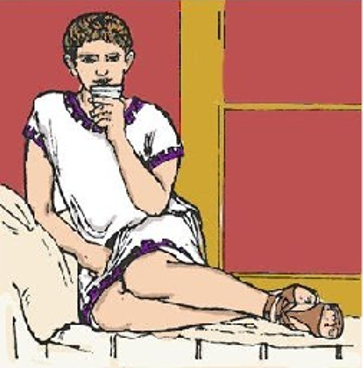 <p>drinks, drank</p>