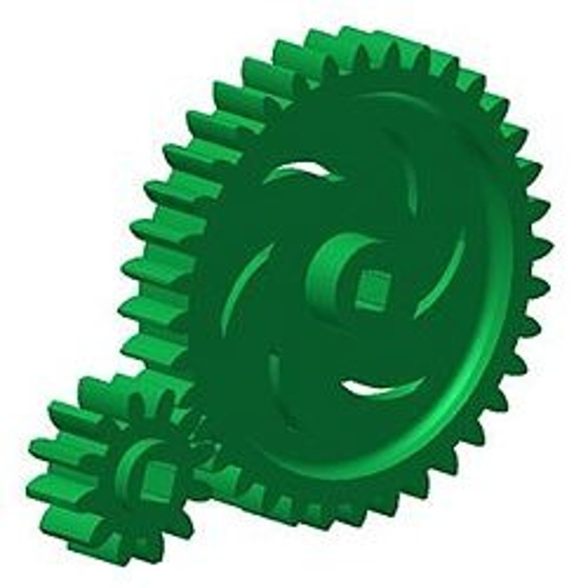 <p>A gearwheel with teeth projecting parallel to the wheel's axis.</p>