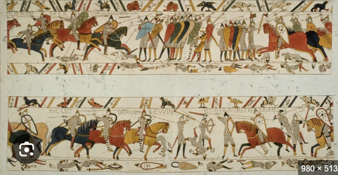 <p>BAYEUX TAPESTRY</p>