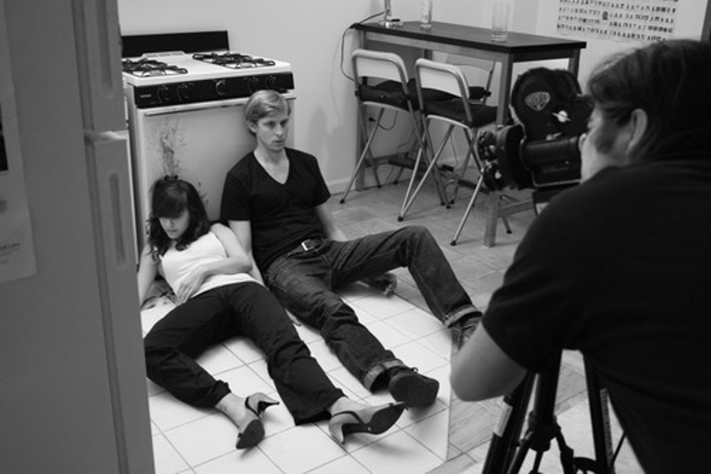 <p>A series of shots that together comprise a single, complete and unified dramatic event or block (segment) of storytelling within a film, much like a scene in a play; the end of a scene is often indicated by a change in time, action and/or location.</p>