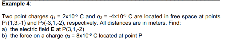<p>[EXAMPLE 4] (Discrete Charges)</p>