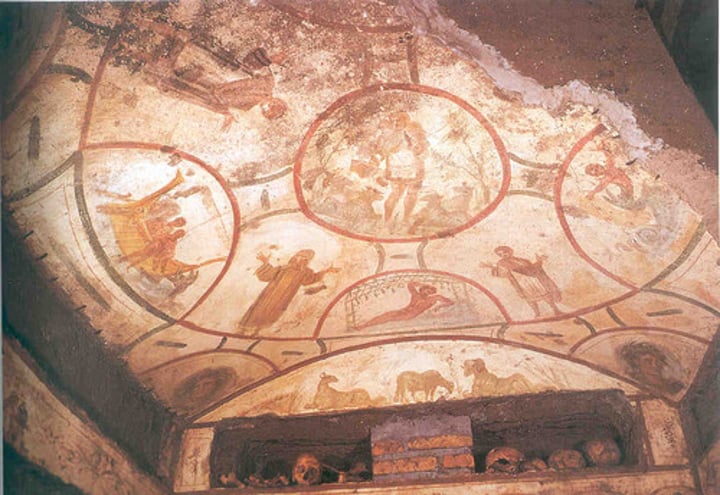 <p>-Late Antique and Early Christian Art (Catacomb Art)</p>