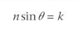 <p>where k is a constant and theata is the angle made with the incident ray and the normal </p>