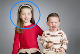 the older sister of a male