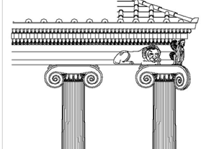 <p>The lowest section of the entablature, resting directly on the columns above the capital. Example: Temple to Apollo at Didyma</p>