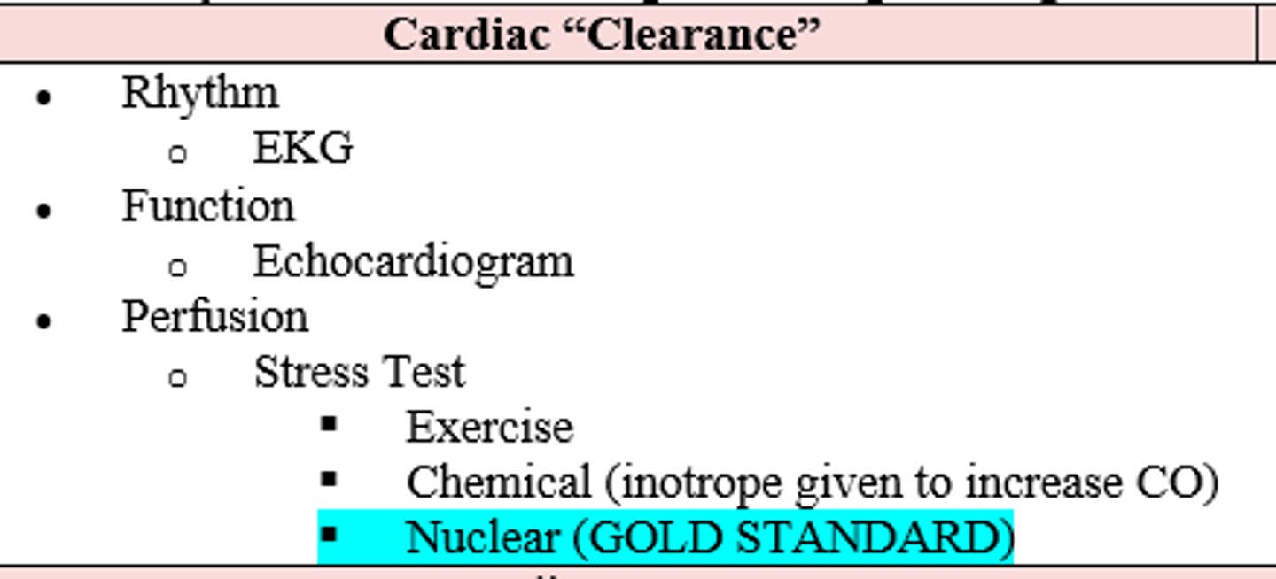 <p>If testing will change mgmt or if surgery is non emergent</p>