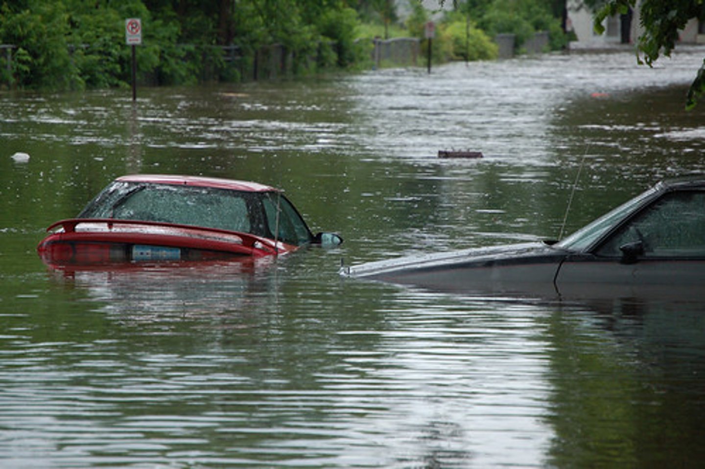 <p>een overstroming</p>