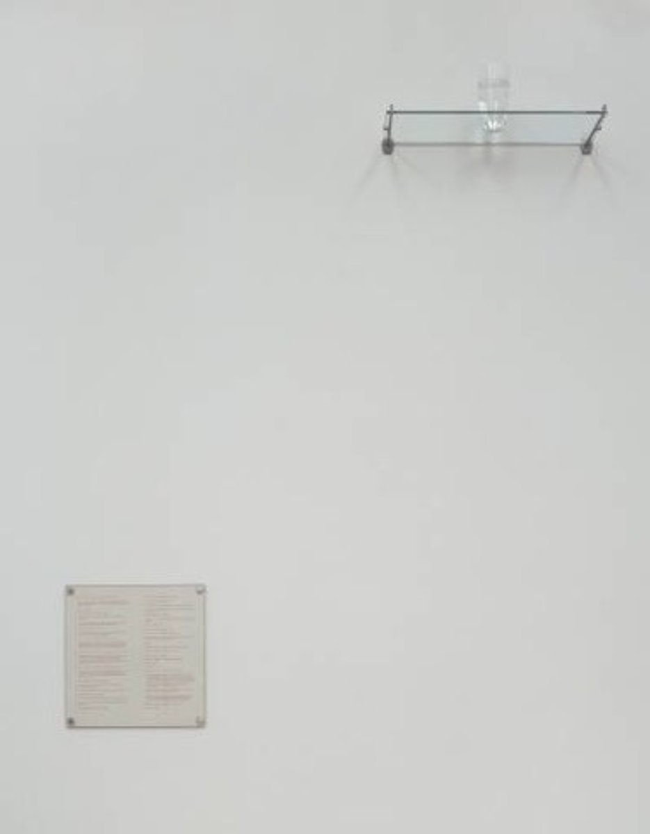 <p>Michael Craig-martin, catholic background, not a glass of water, but an oak tree</p>