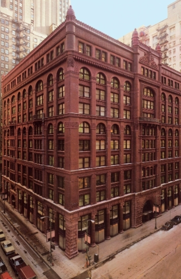 <p>The Rookery, Burnham and Root, Chicago, 1880’s</p>