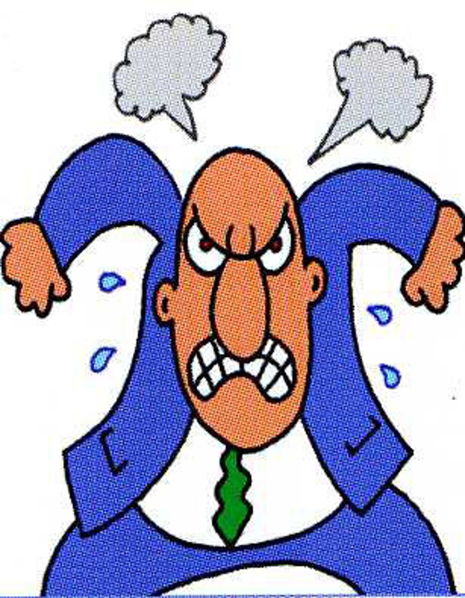 <p>to get angry （shēng qì）</p>