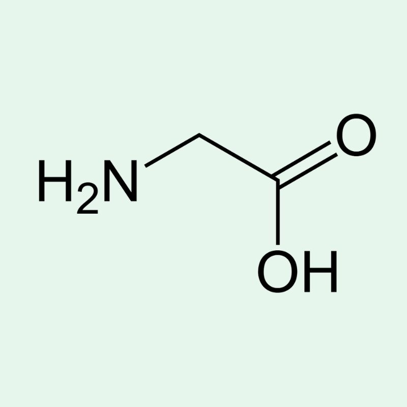 <p><span><span>NH₂-CH₂-COOH </span></span></p>