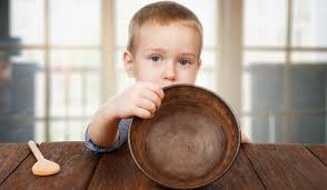 <p>the physiological need for food, which drives the desire to consume. </p>