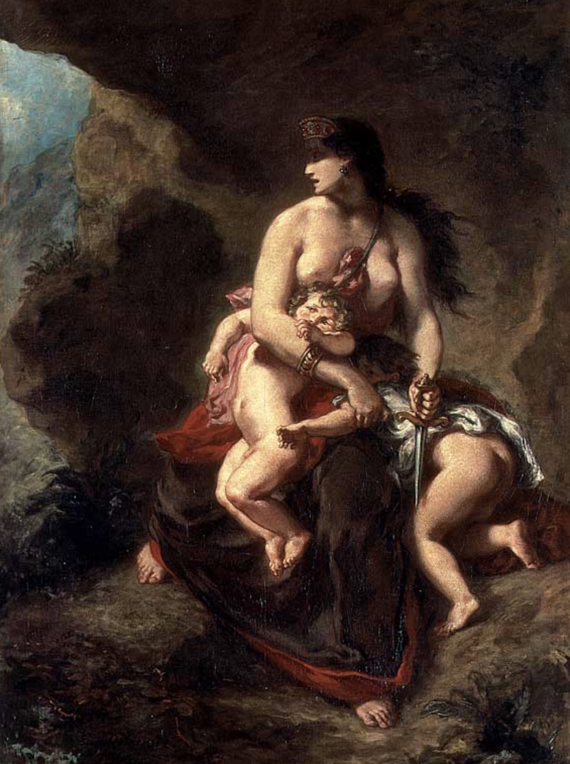 <p>This painting by Delacroix depicts:</p>