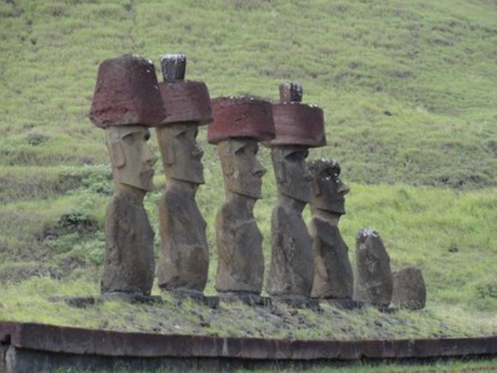 Moai on platform (ahu)