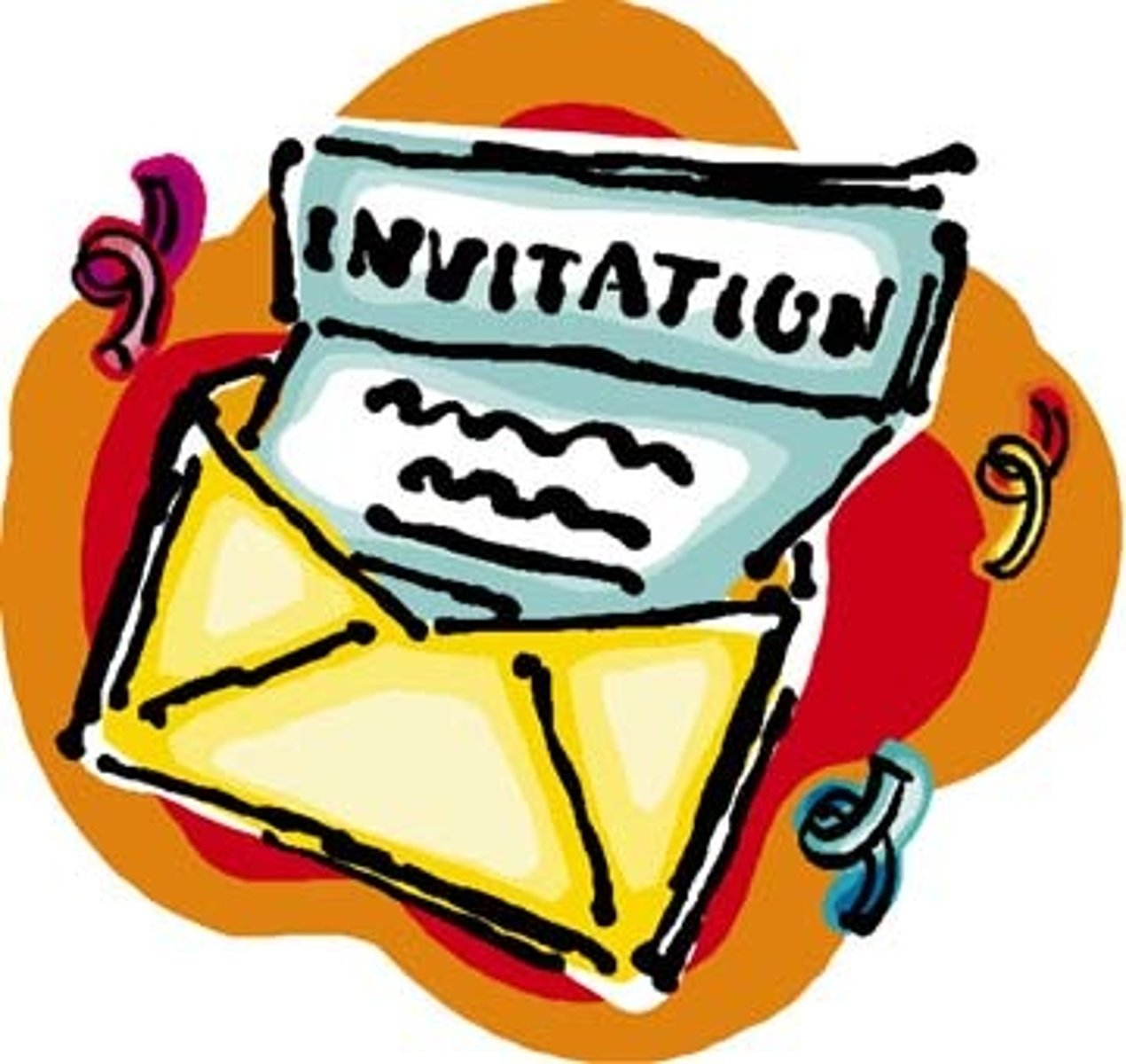 <p>to send the invitations</p>