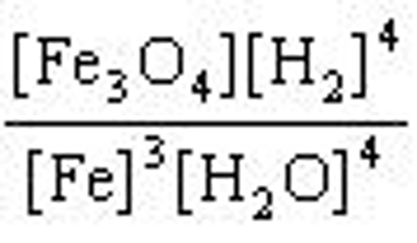 <p>K_eq = [D]^d [C]^c / [A]^a [B]^b</p>