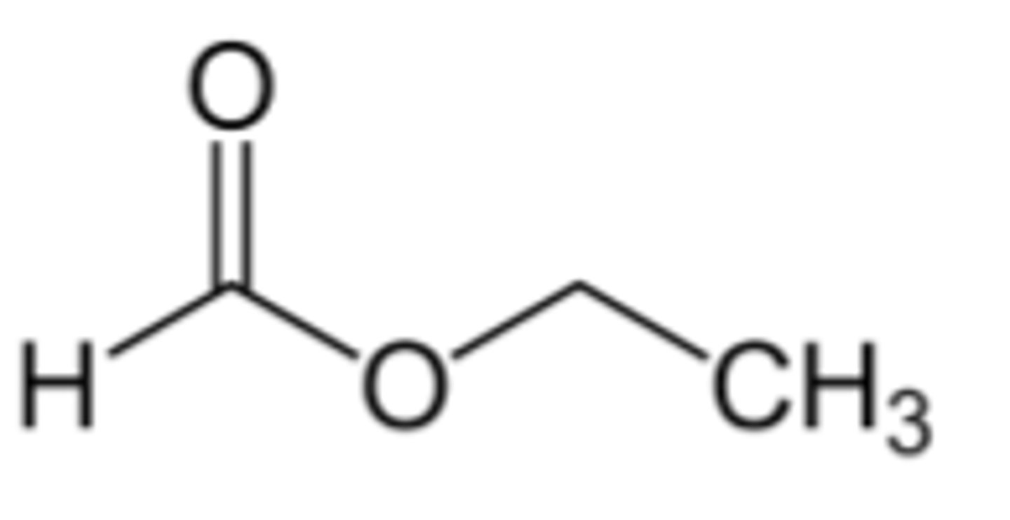 <p>Ethylmethanoaat</p>