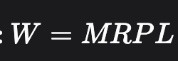 <p>wage equals marginal revenue product of labor</p>