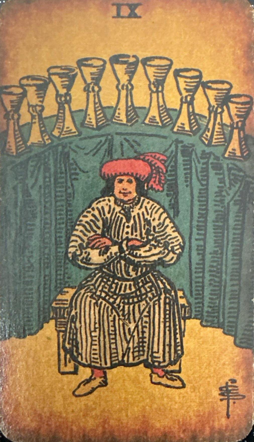 <p>IX - Nine of Cups</p>