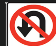 No U-turn permitted

\
