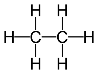 <p>two carbons with single bonds</p>