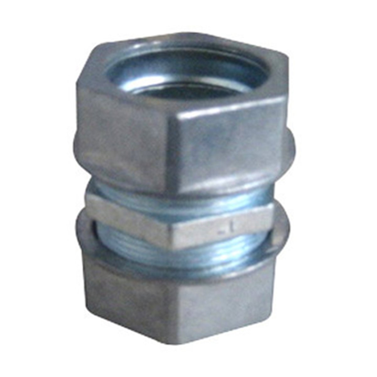 <p>A compression fitting used to join EMT conduit.</p>