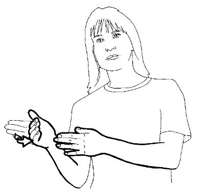 <p>Wave your flattened hand and move it forward like a fish swimming through the water (can also be signed with two hands)</p>