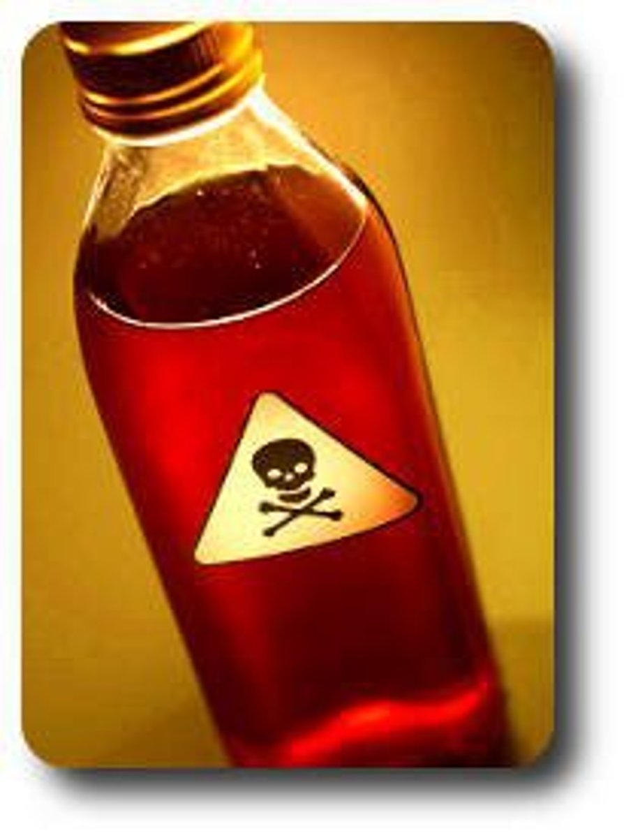 <p>(a poisonous substance, esp. one that is produced by bacteria and causes disease)</p><p>độc tố</p>