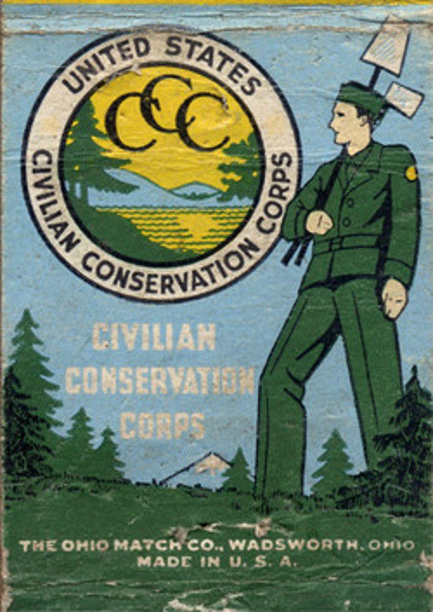 <p>A government program created by Congress to hire young unemployed men to improve the rural, out-of-doors environment with such work as planting trees, fighting fires, draining swamps, and maintaining national parks. The CCC proved to be an important foundation for the post-World War II environmental movement.</p>