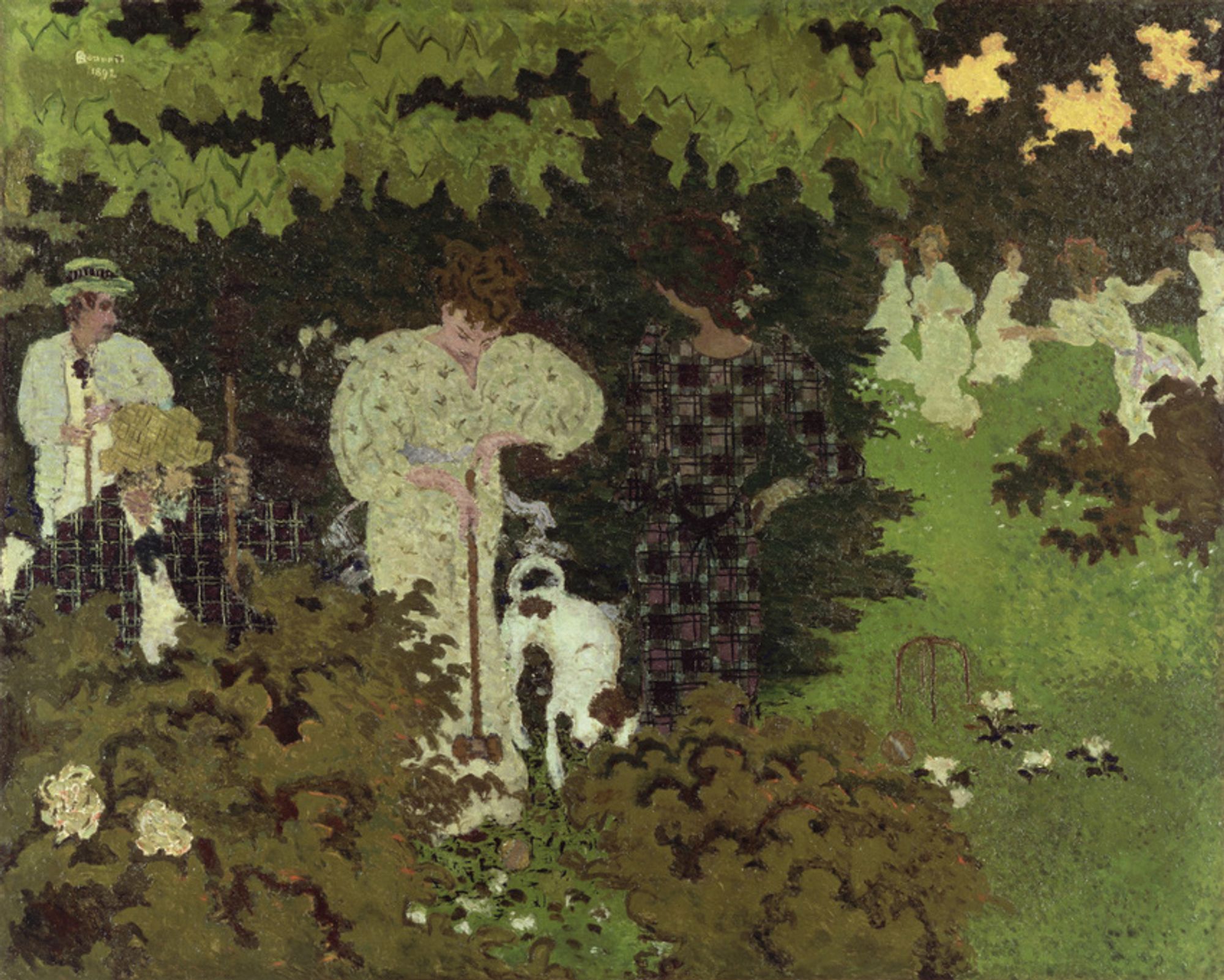 <p><em>La partie de croquet</em></p>