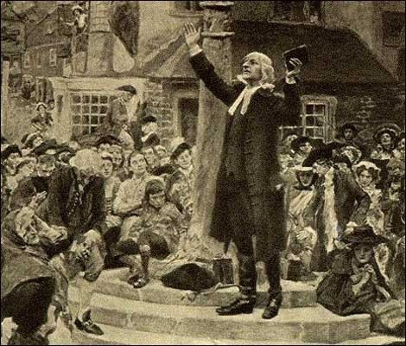 <p>British religious revival movement led by John Wesley which focused on charity and service to the poor, but done voluntarily, as religion was viewed increasingly as a matter of private rather than public concern.</p>