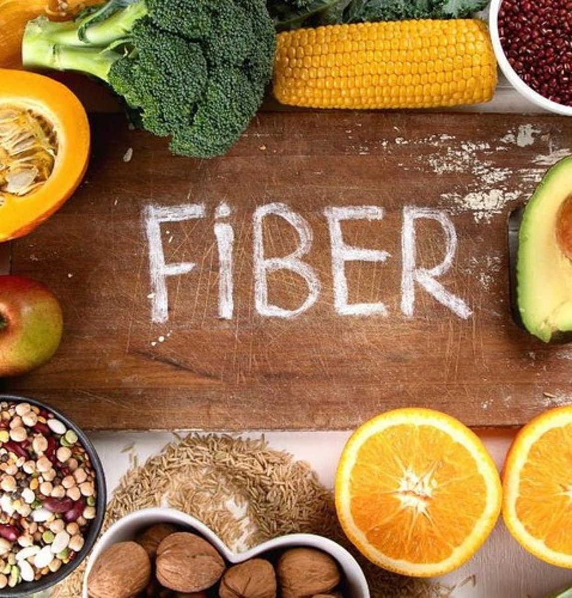 <p>Fiber is the part of plant food that cannot be digested by humans.</p>