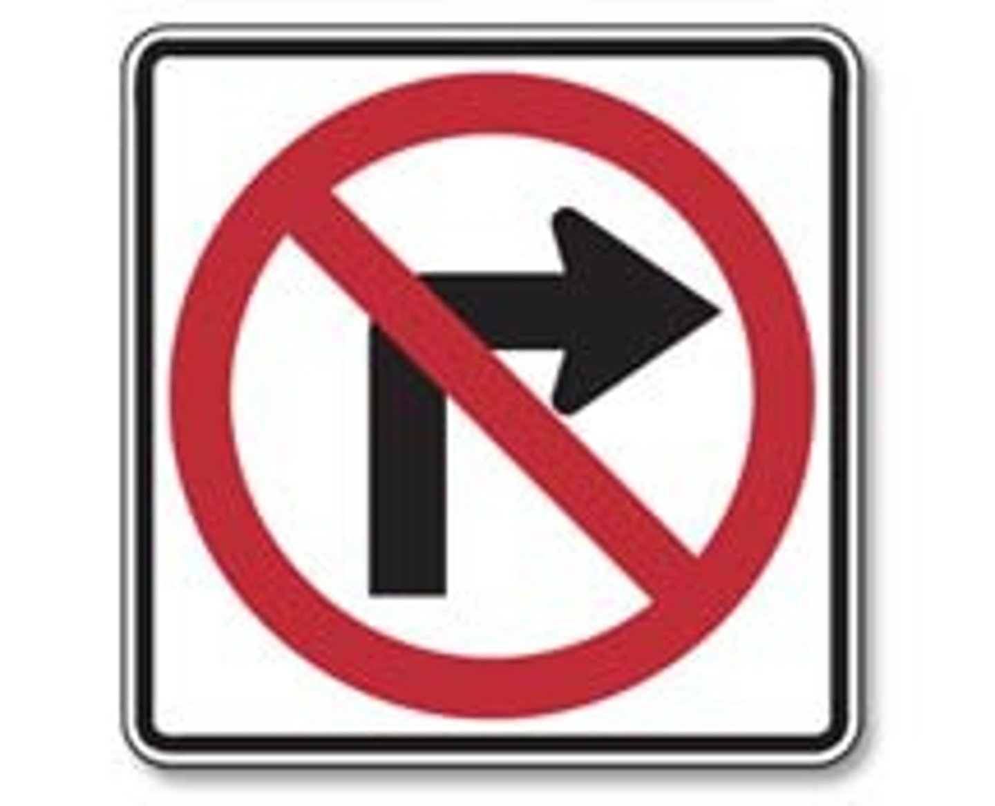 <p>No Right Turn</p>