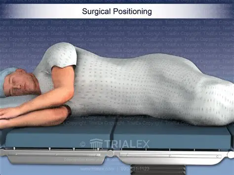 <p><em>knees bent, typically arms over head</em></p>