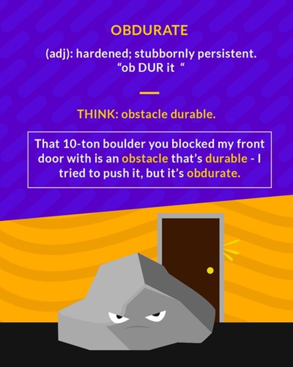 <p>(adj.) stubborn; unyielding</p>