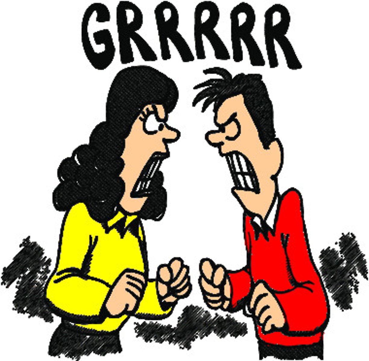 <p>a bitter, long-term quarrel; to fight or quarrel with</p>