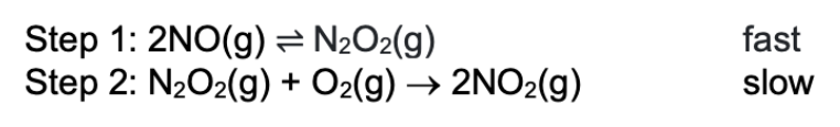 <p><span style="background-color: transparent;">Explain briefly whether the above mechanism is consistent with the rate equation you have written in <strong>(d)(iv)</strong></span></p>