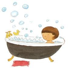 <p>to take a bath</p>
