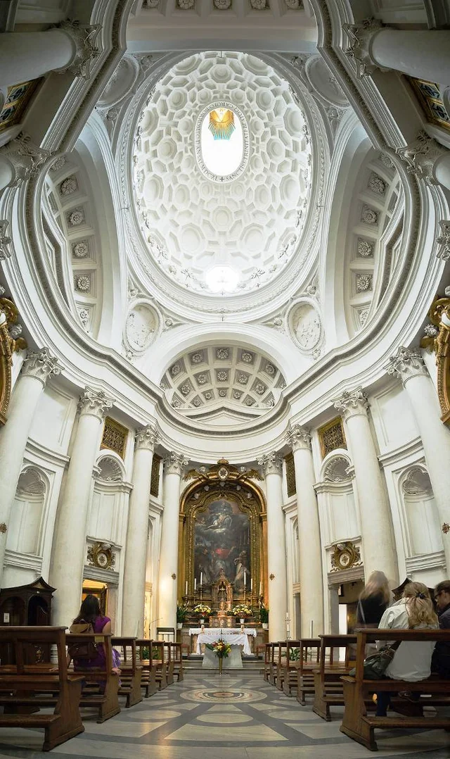 <p><strong>San Carlo alle Quattro Fontane</strong></p><p>Francesco Borromini</p><p>Baroque</p><p>1638-1646</p><p>Stone and stucco</p>