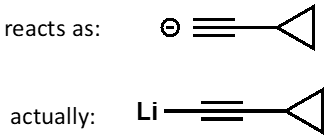 <p>not free anions</p><p>polar carbon metal bond </p>