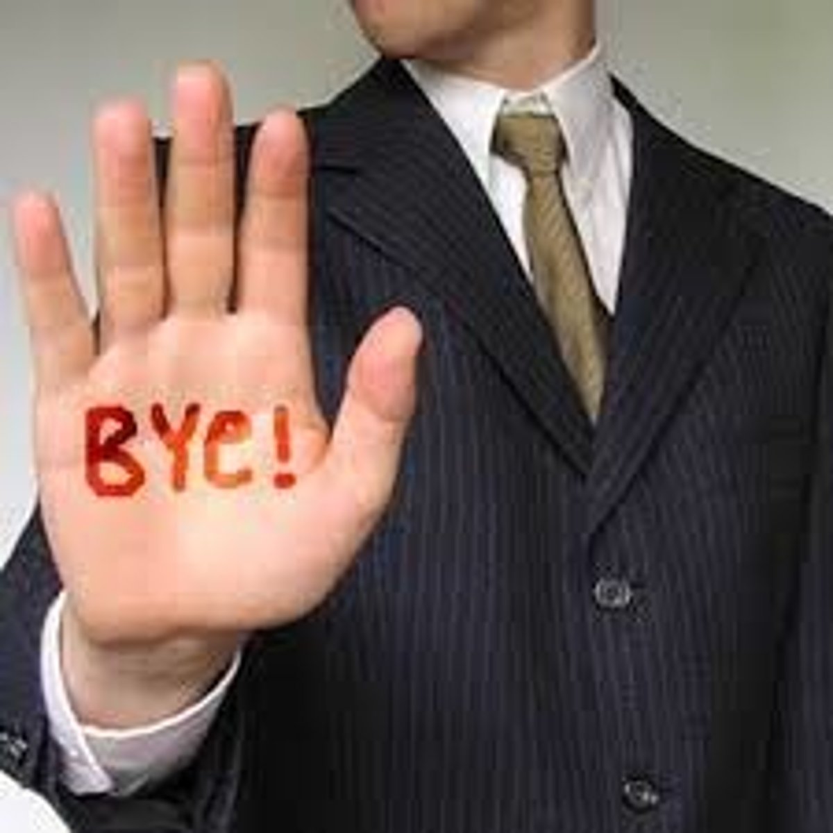 <p>To quit my post only when properly relieved</p>